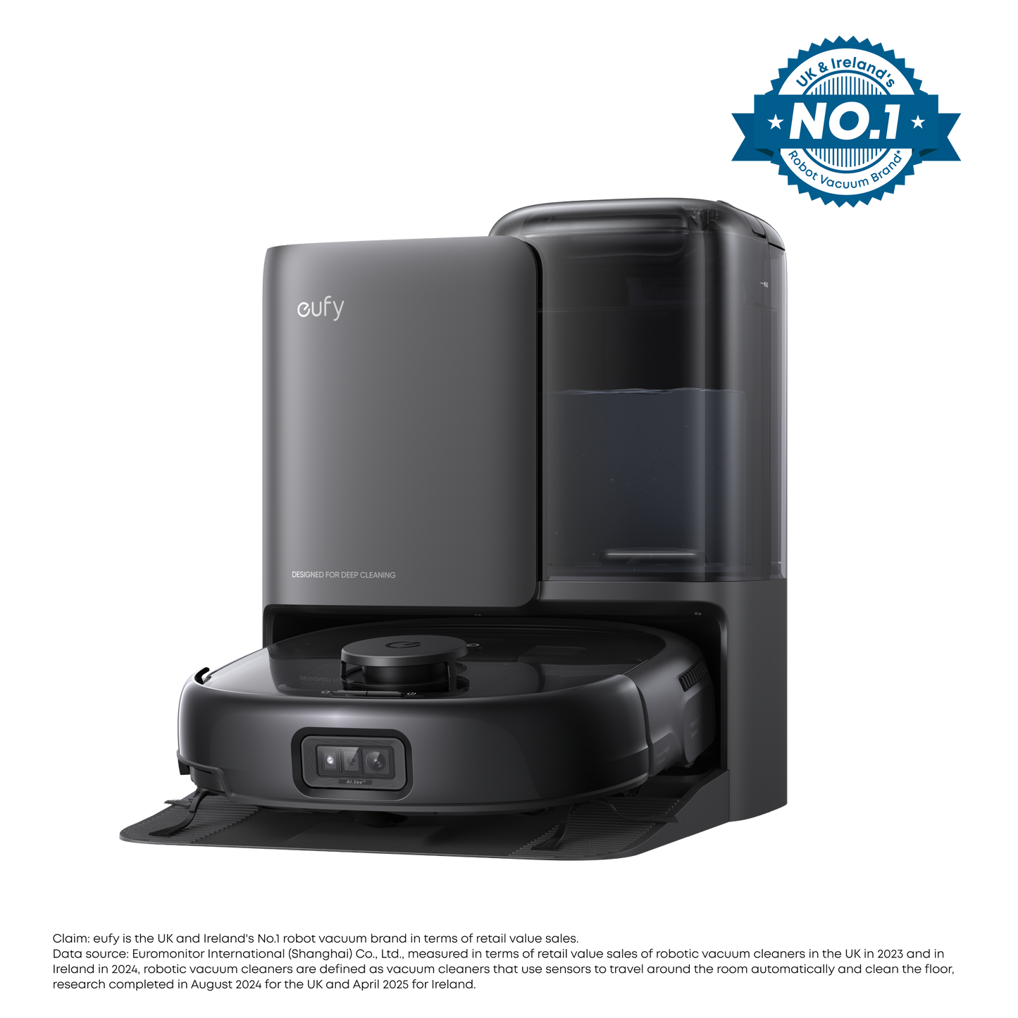 eufy E25 | Robot Vacuum & Mop, 20KPa Ultra Suction Power