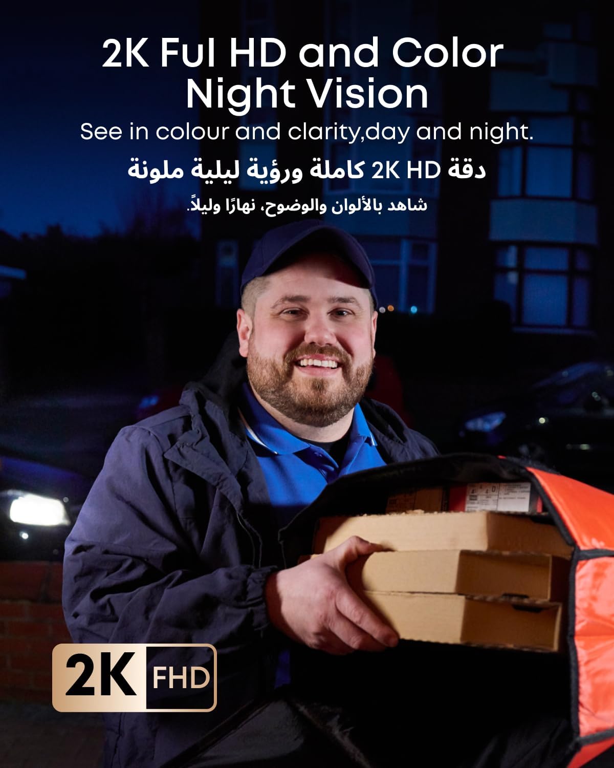 eufy Security Video Doorbell E340 Dual Cameras with Delivery Guard