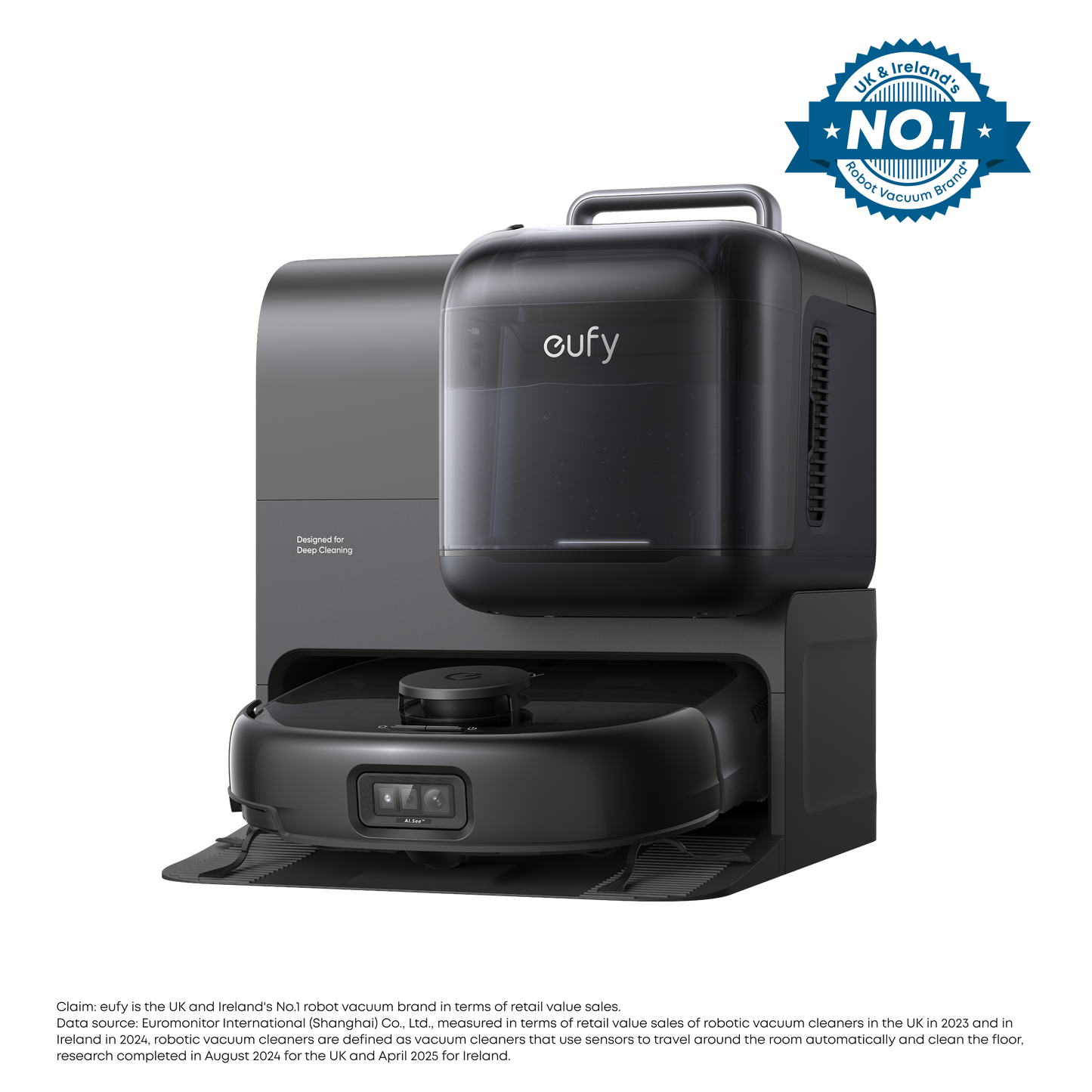 eufy E28 | Robot Vacuum & Mop with Portable Deep Cleaner